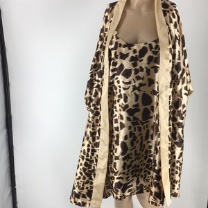 Sante Classic Animal Print Gown & Robe (LZ5)